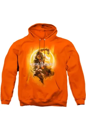 Mortal Kombat 11 From The Flames Adult Pull Over Hoodie / Hooded Sweatshirt