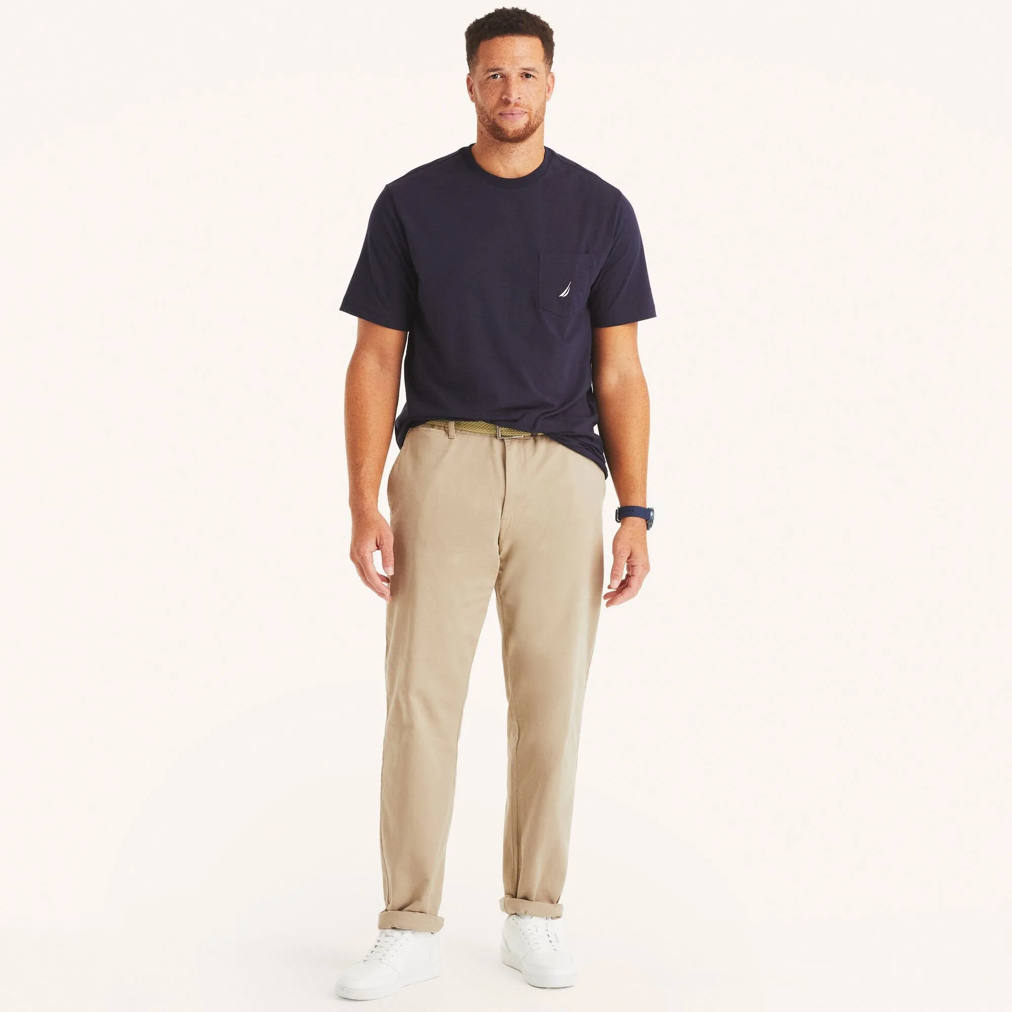 Nautica Mens Big & Tall Classic Fit Deck Pant