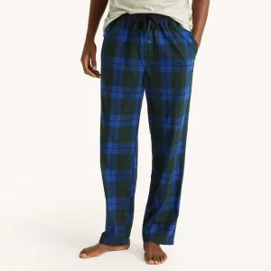 Nautica Mens Fleece Plaid Print Pajama Pant