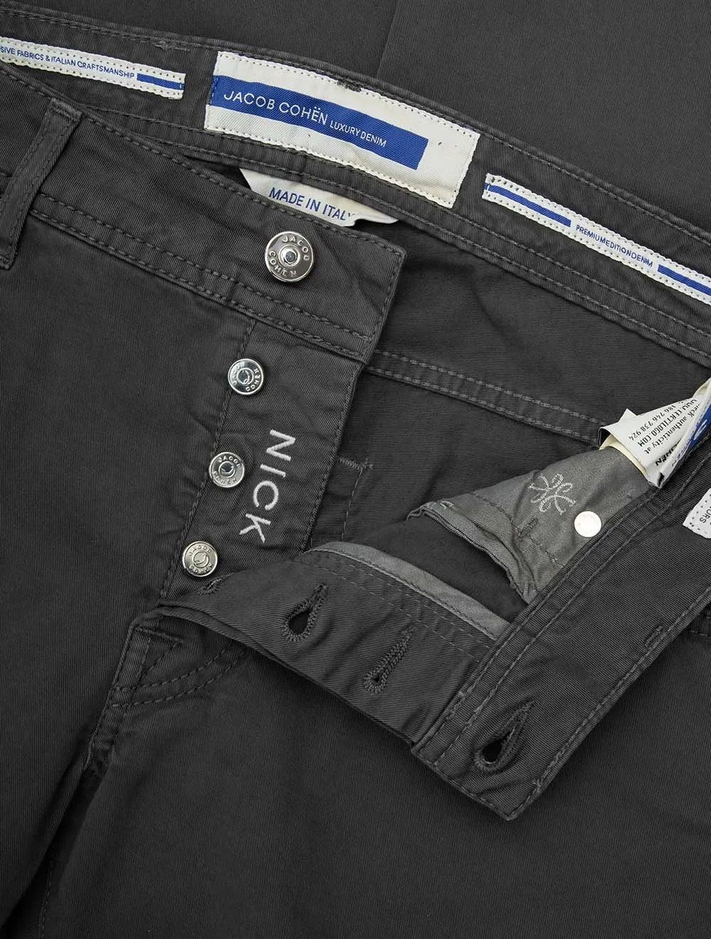 Nick 5 Pocket Super Slim Jeans Grey