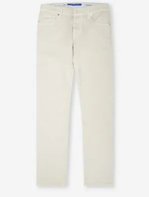 Nick 5 Pocket Super Slim Jeans Off White