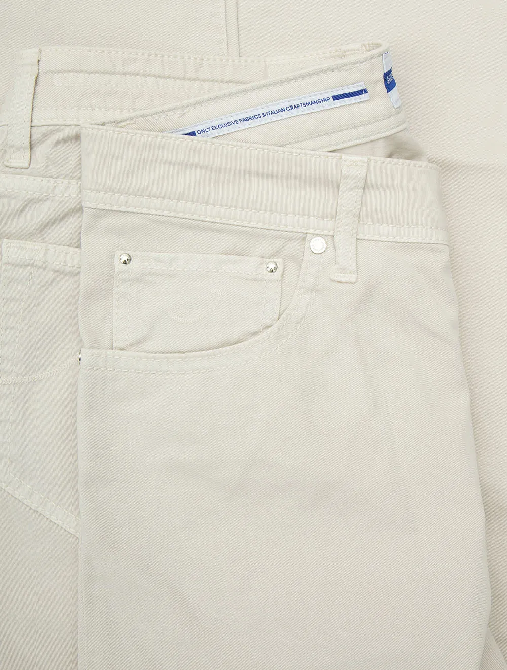 Nick 5 Pocket Super Slim Jeans Off White