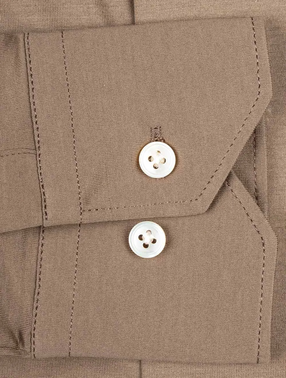 Oregan Jersey Shirt Brown