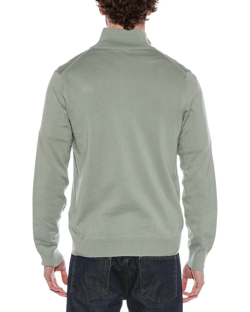 Paul Smith 1/4-Zip Mock Neck Sweater