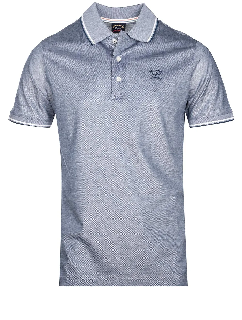 Piqu�� Tech Polo Navy