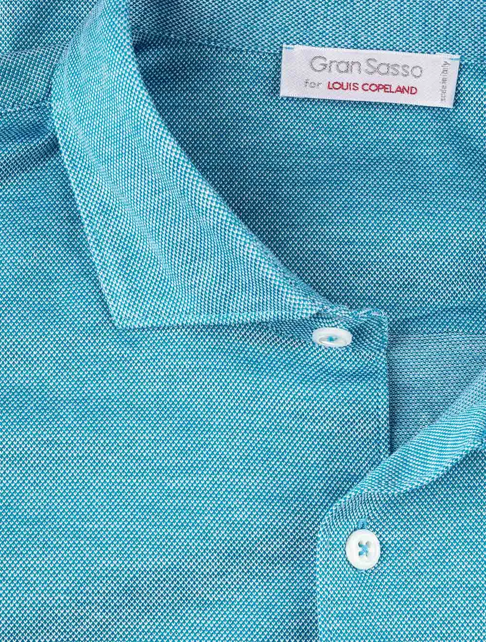 Pique Shirt Turquoise