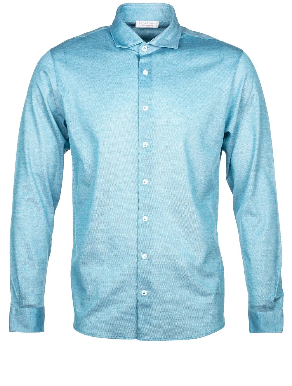 Pique Shirt Turquoise