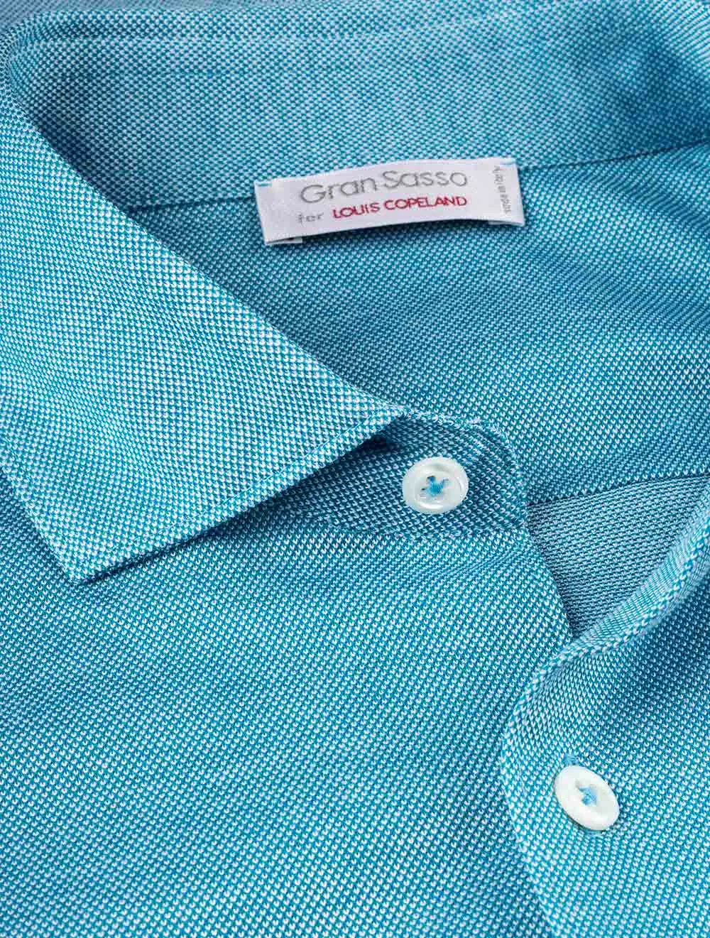 Pique Shirt Turquoise