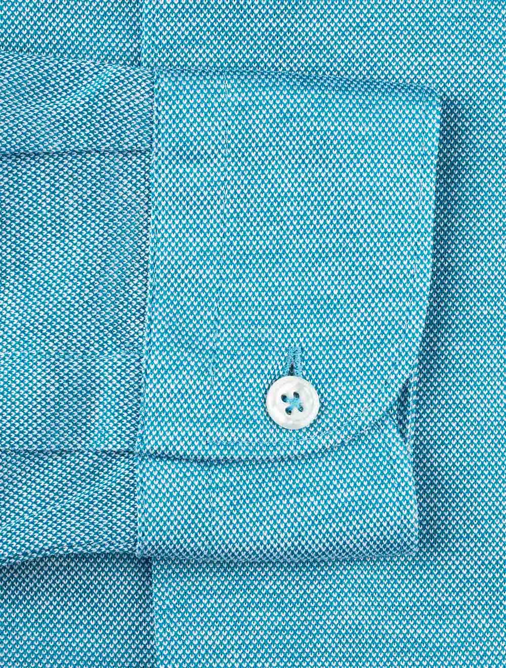 Pique Shirt Turquoise