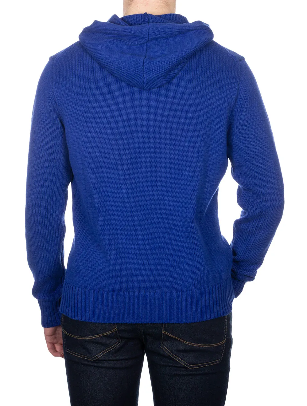 Polo Bear Hooded Jumper Blue
