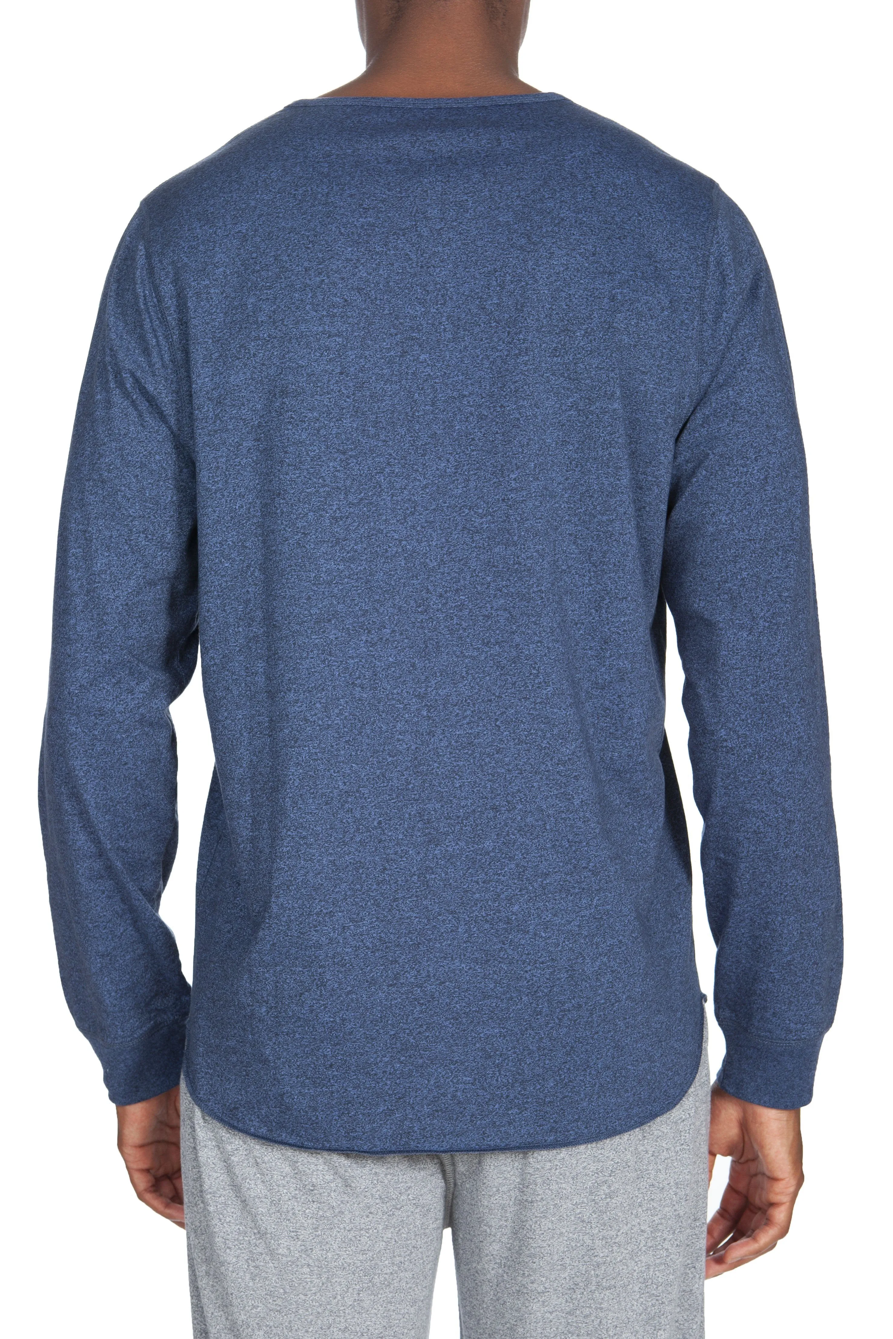 Poly Viscose Long Sleeve Henley