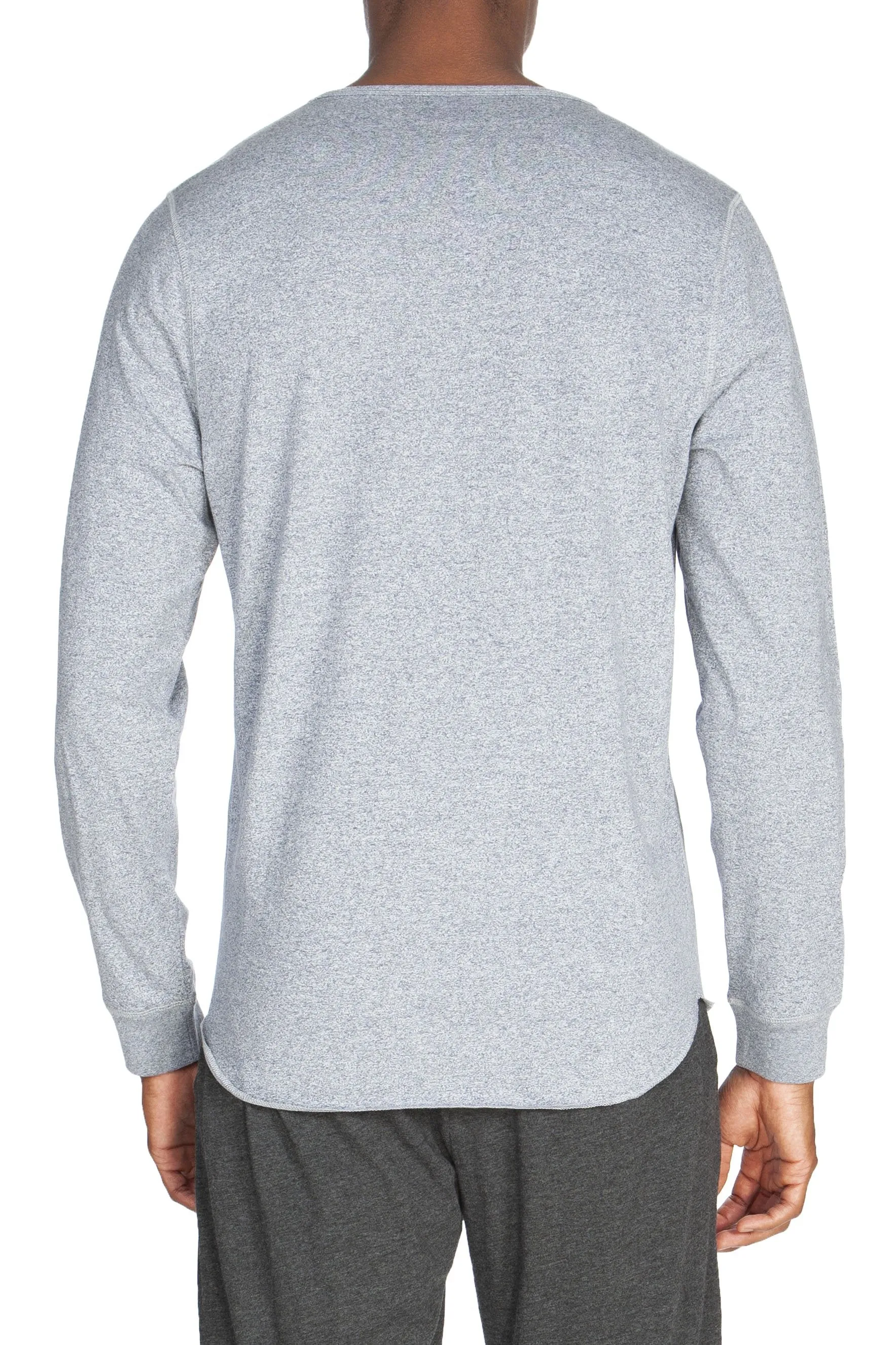 Poly Viscose Long Sleeve Henley