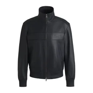 Porsche x  regular-fit jacket in leather