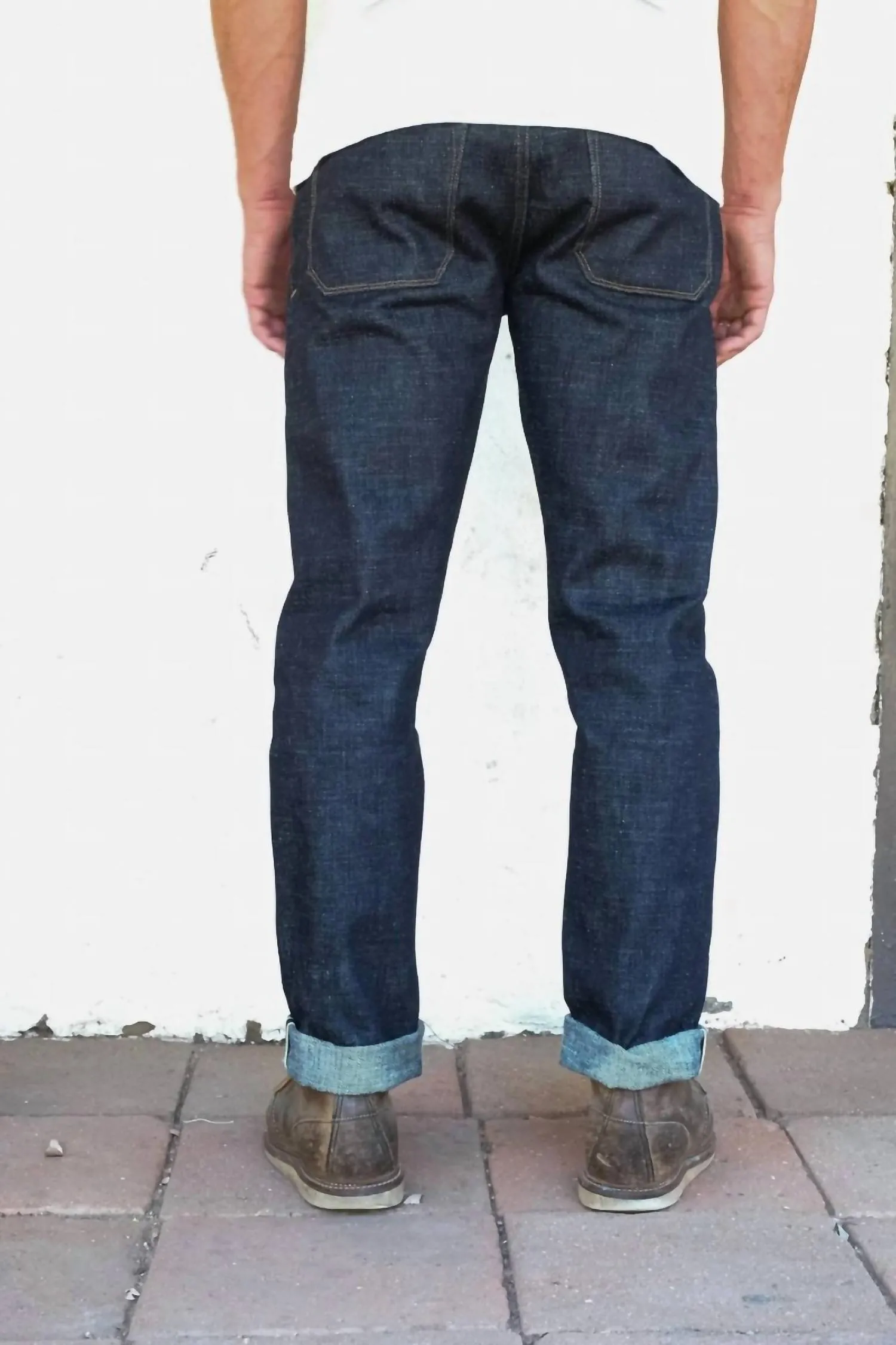 Portola Classic Taper 17Oz Jeans In Blue Slub