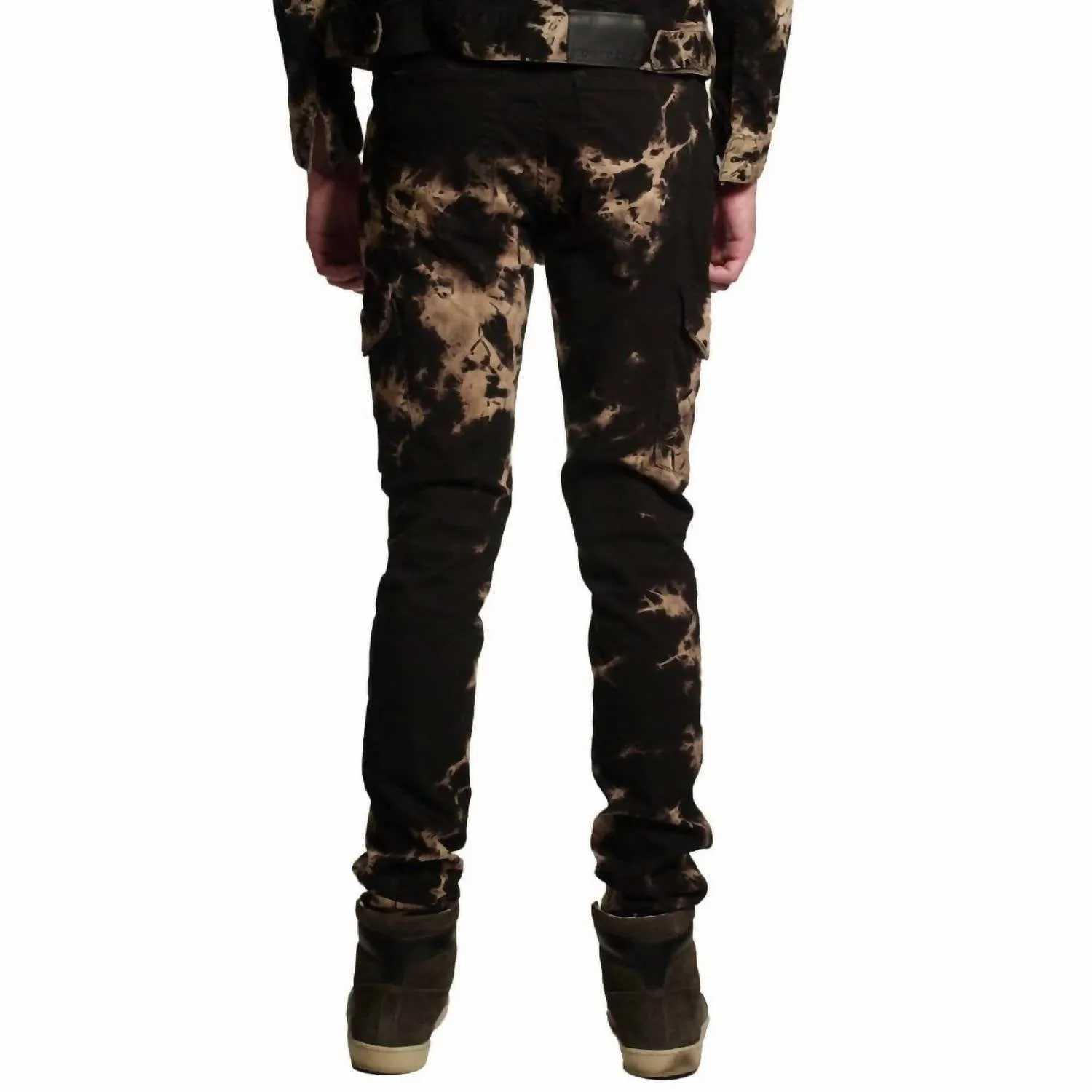 Preston Tie Dye Cargo Pant In Sandstorm