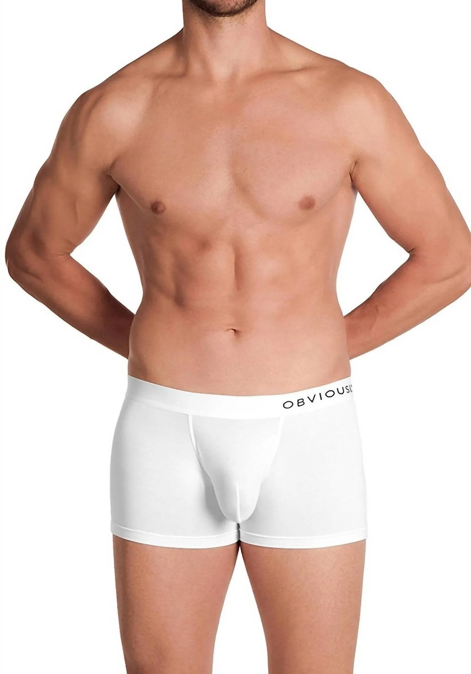 Primeman 3 Inch Leg Boxer Brief In White
