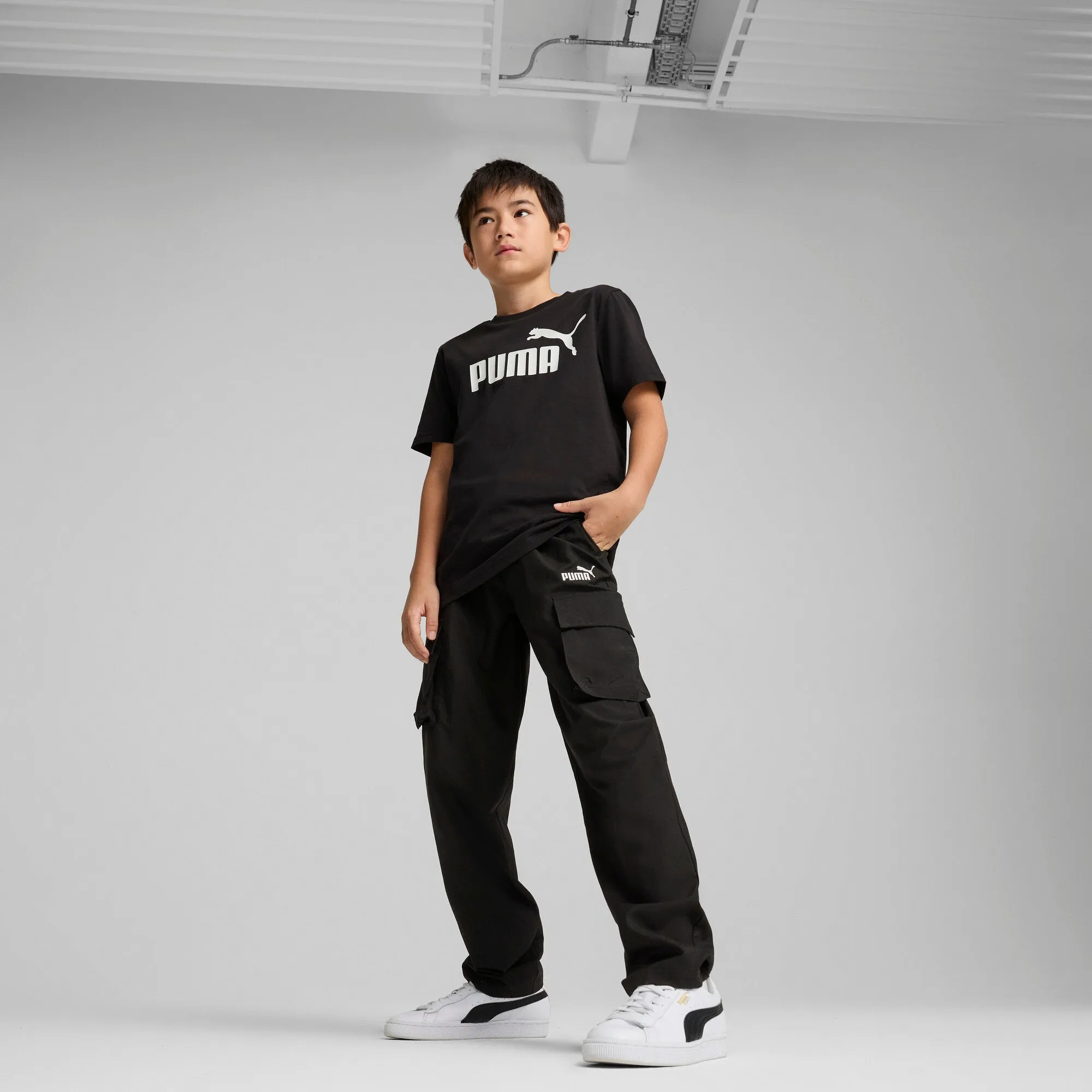 PUMA Men's Essentials No. 1 Logo Woven Cargo Pants