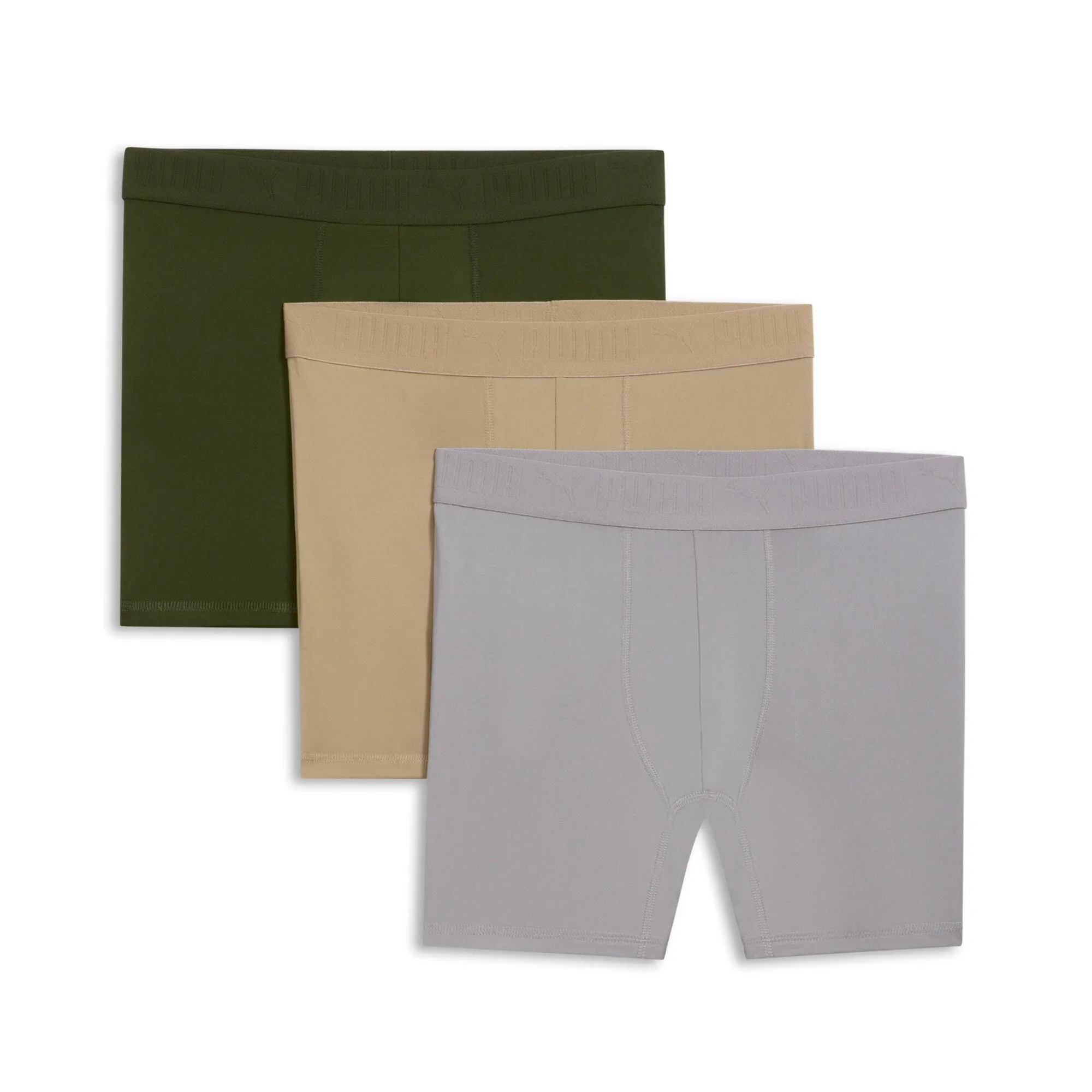 PUMA Men's Ultra Soft Boxer Briefs (3 Pack)