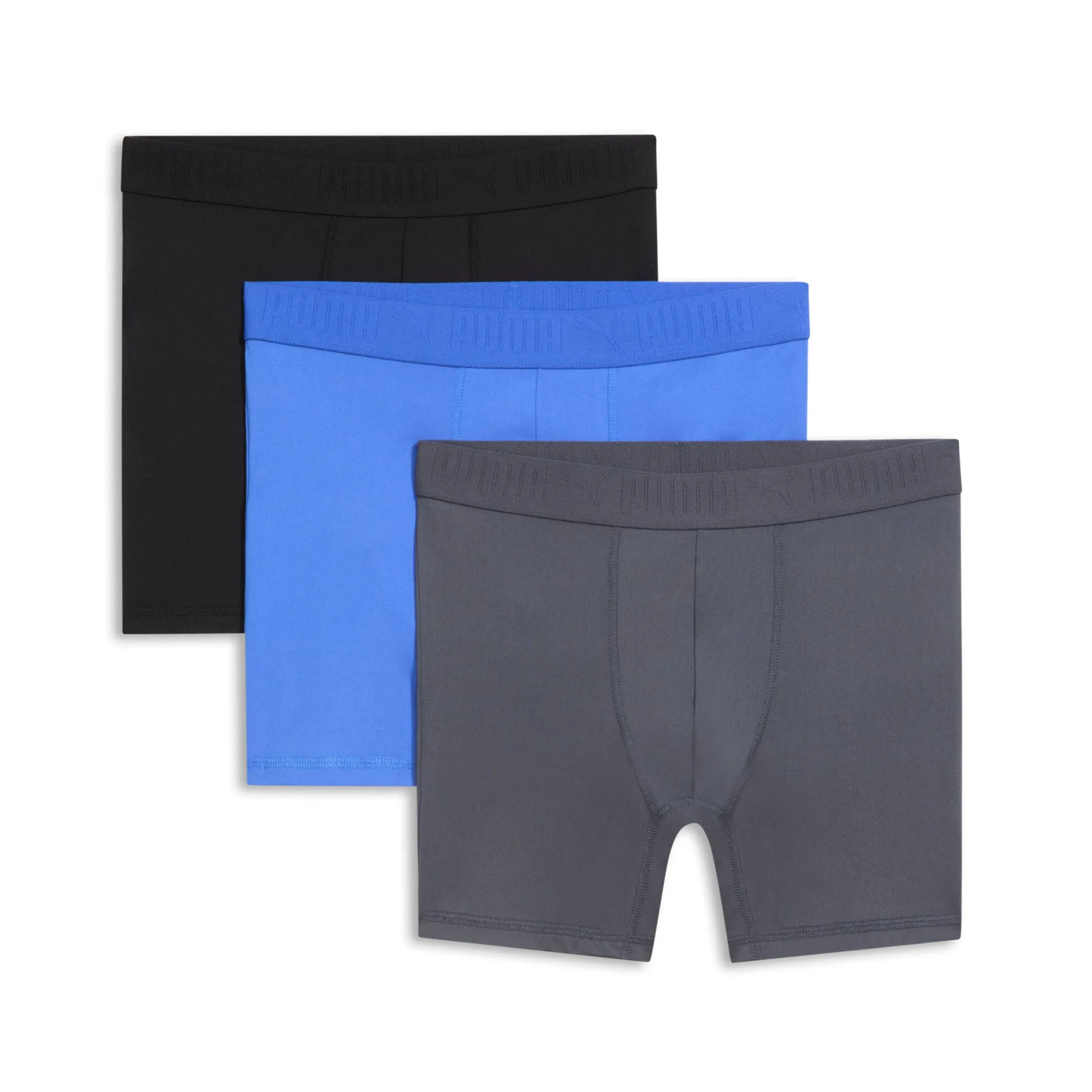 PUMA Men's Ultra Soft Boxer Briefs (3 Pack)