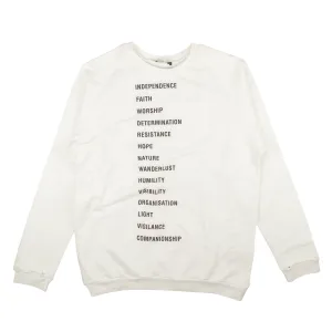 Raf Simmons Sweater With Wording Patches L
