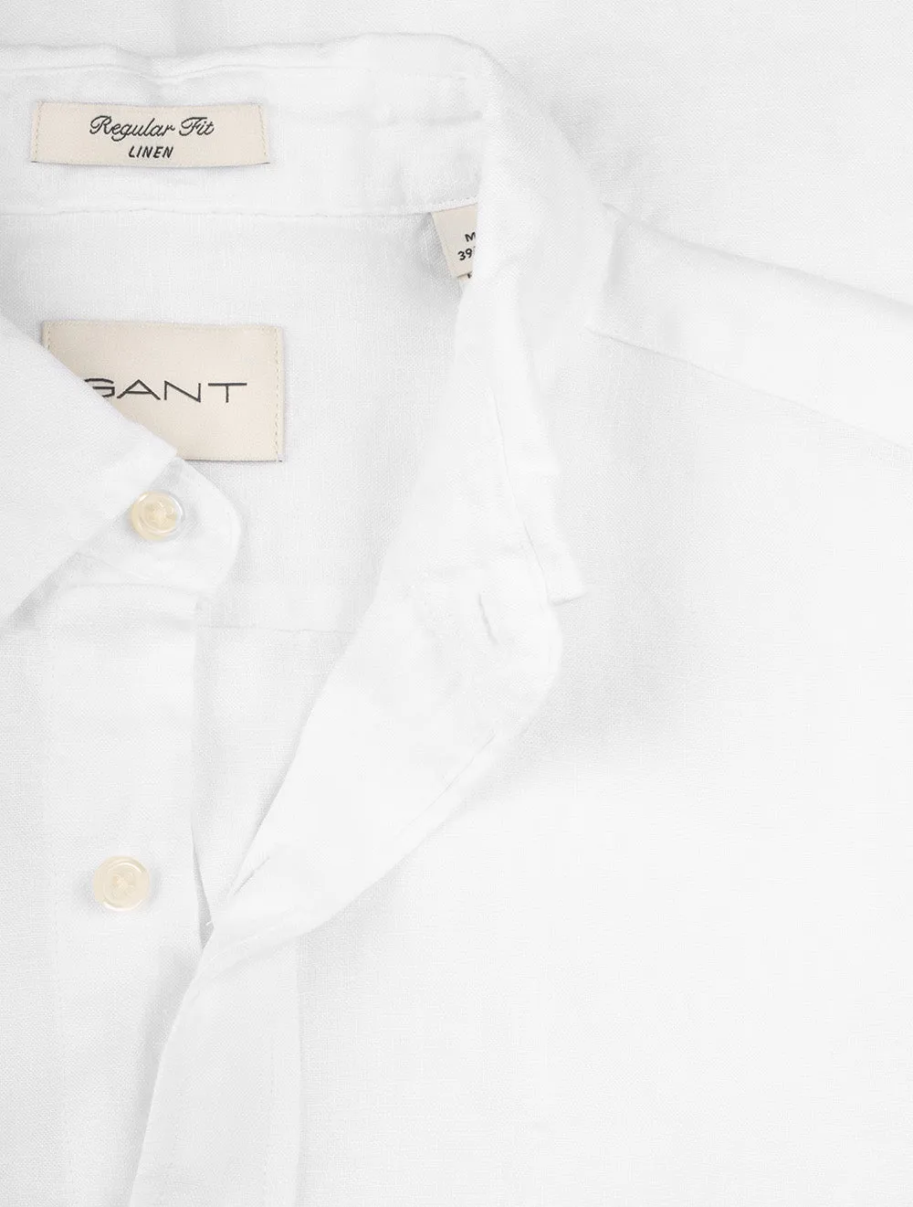 Regular Linen Shirt Capri White
