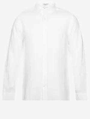 Regular Linen Shirt Capri White