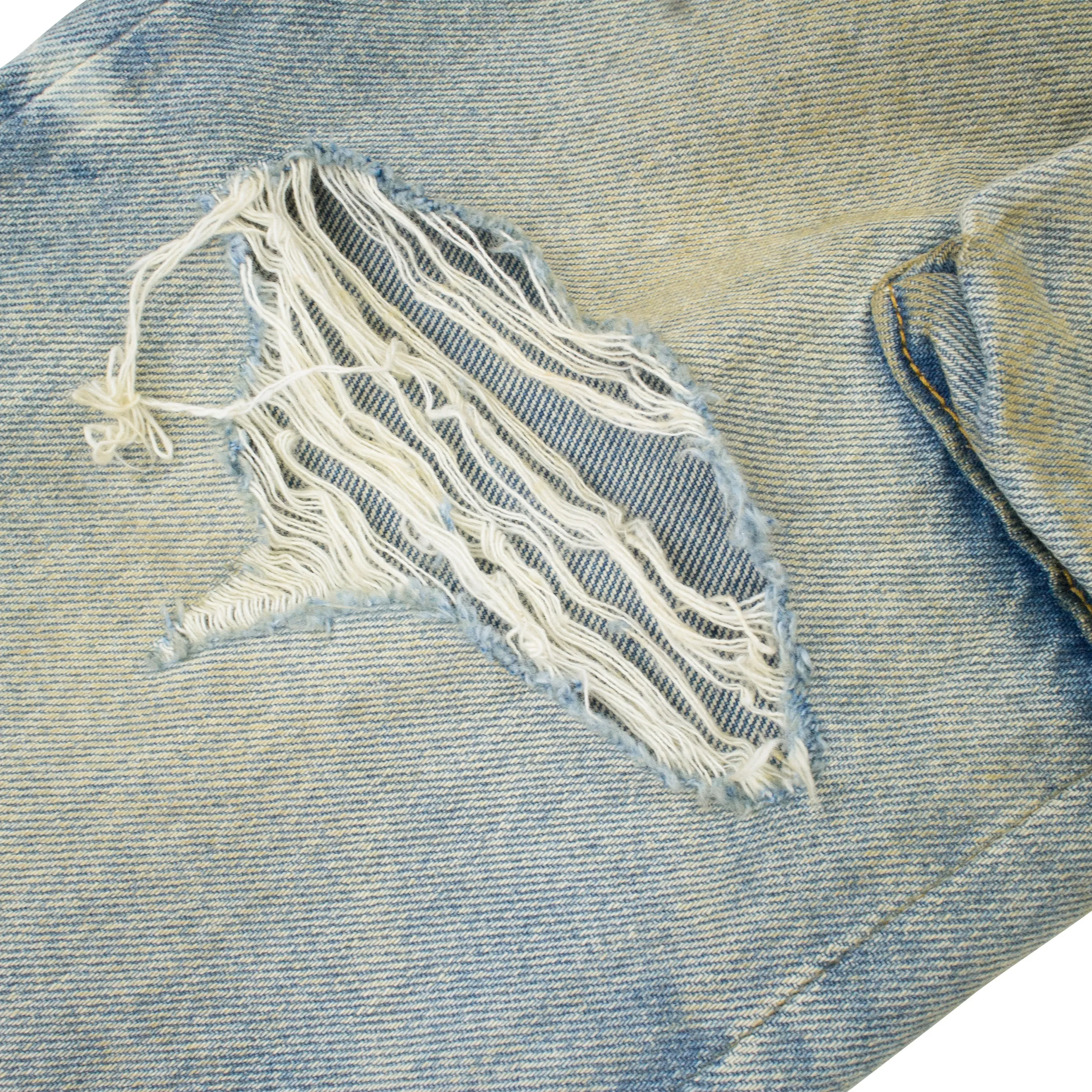 RELAXED CARGO DIRTY Indigo SKINNY JEANS