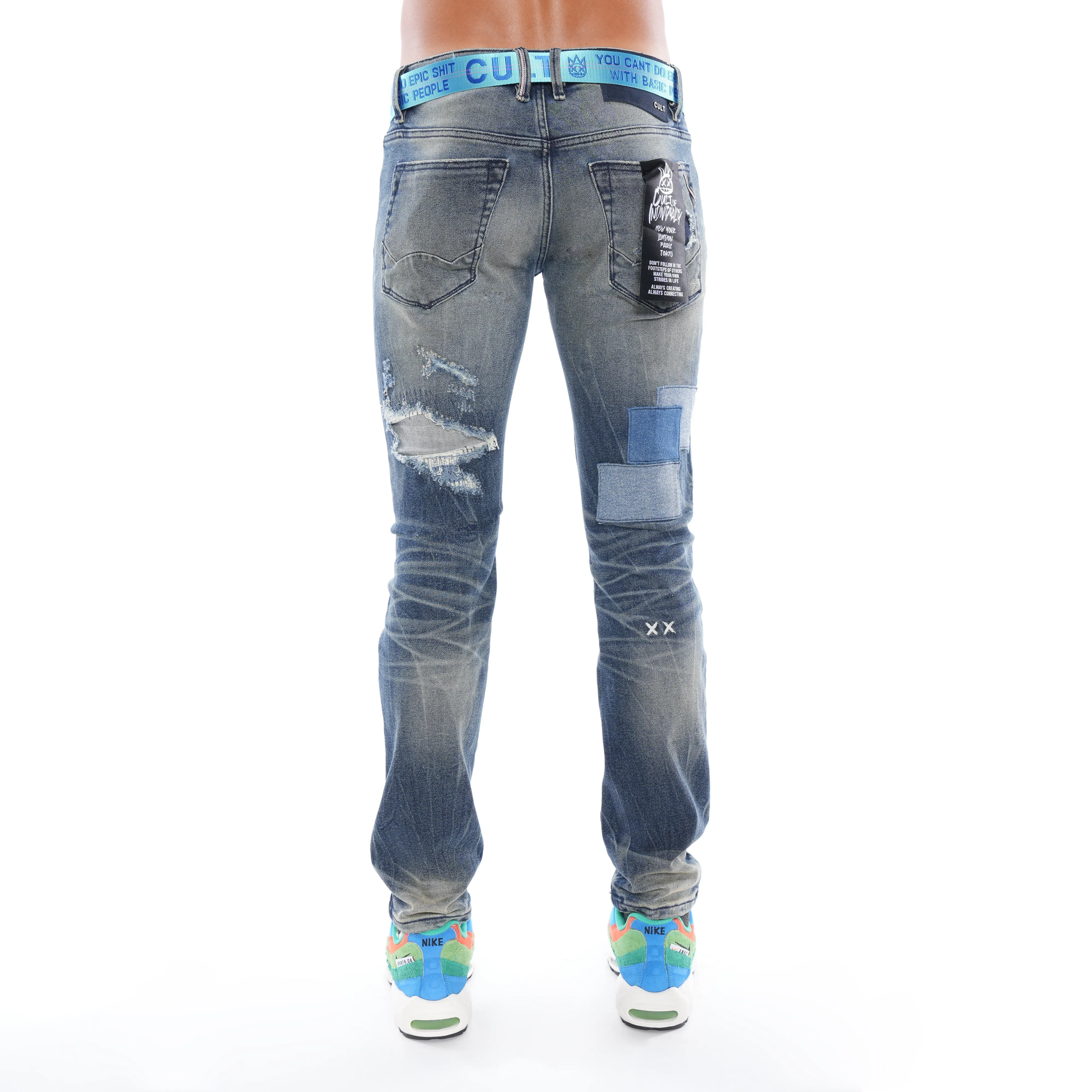 Rocker Slim Belted Stretch