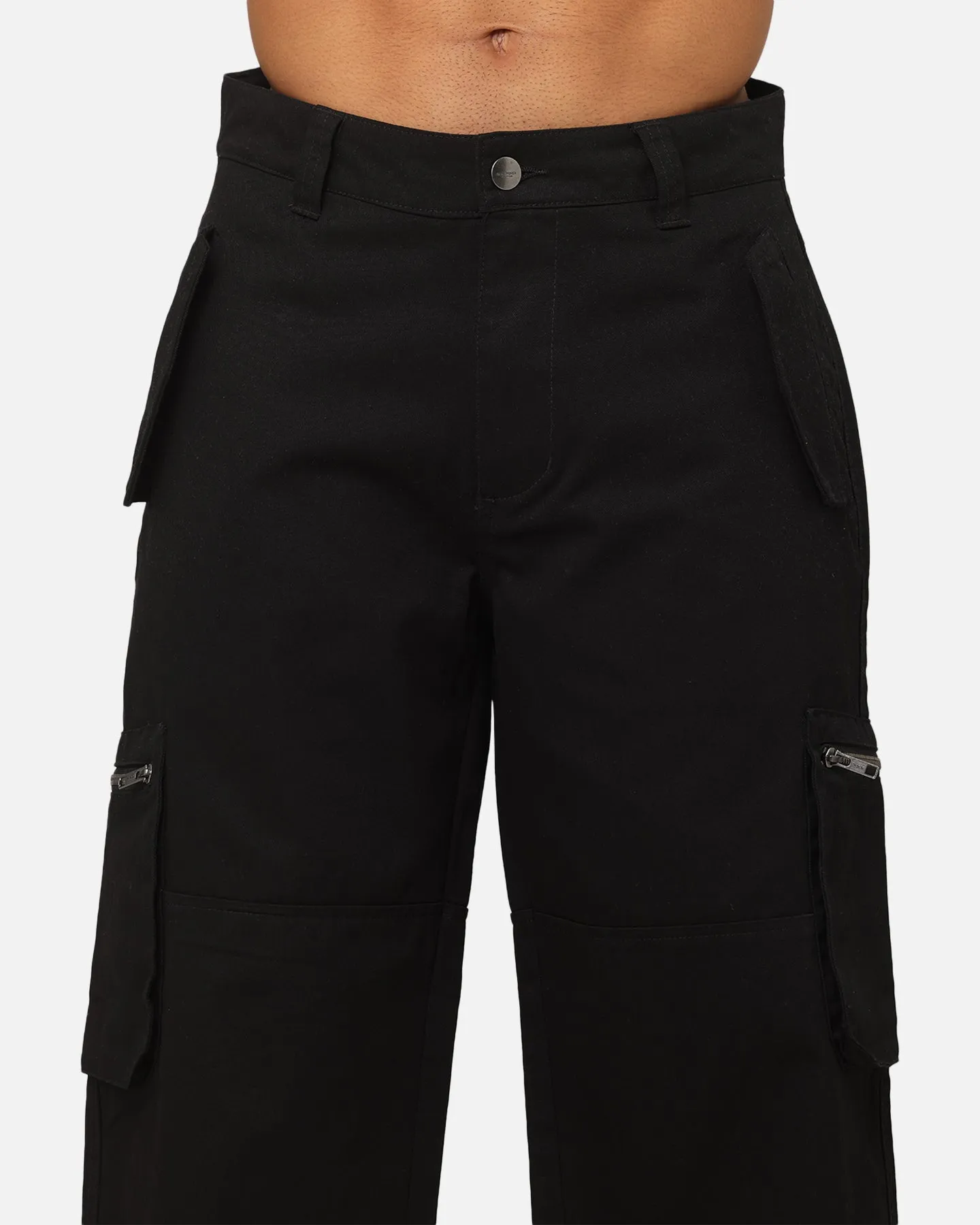 Saint Morta Inutero Baggy Cargo Pants Black