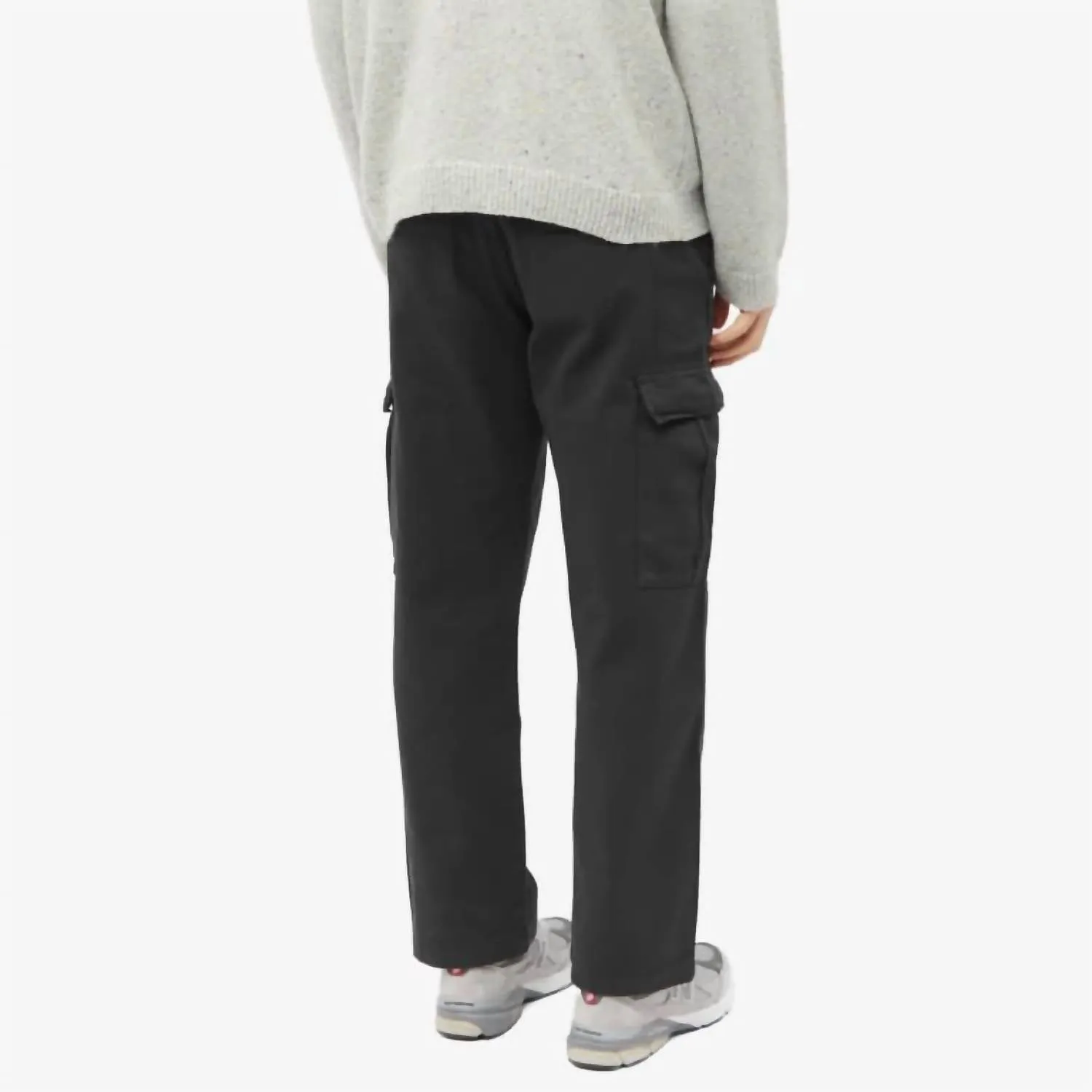 Santo Herringbone Trouser In Black