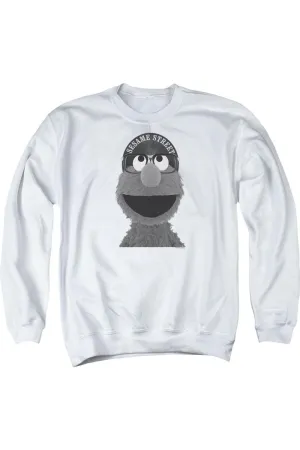 Sesame Street Elmo Lee Adult Crewneck Sweatshirt