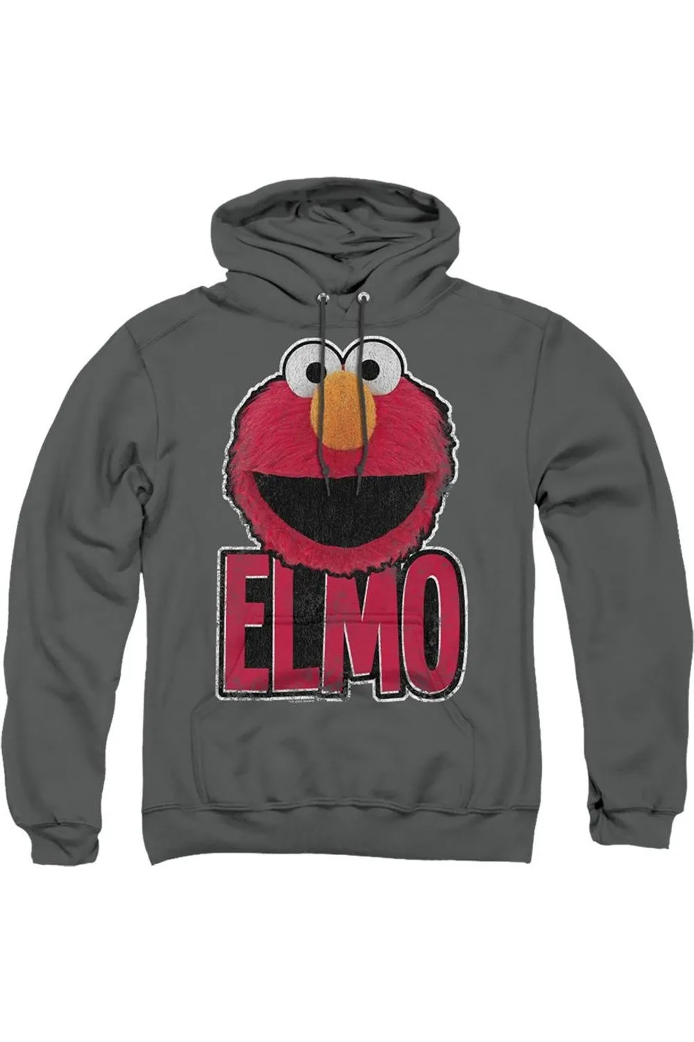 Sesame Street Elmo Smile Adult Pull Over Hoodie