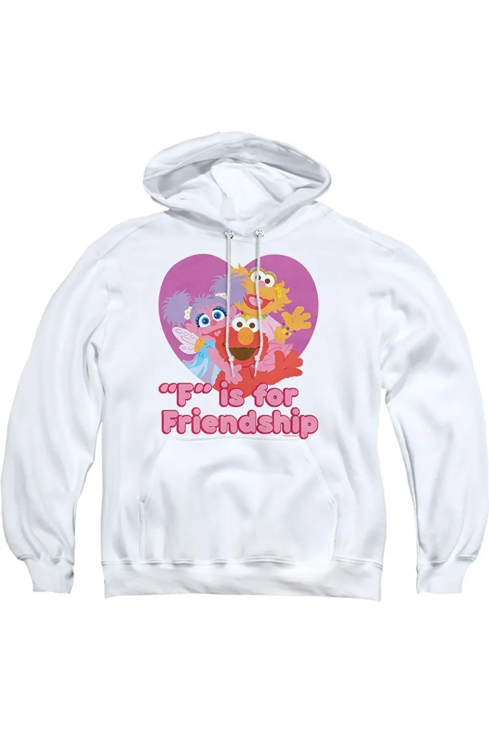 Sesame Street Friendship Adult Pull Over Hoodie