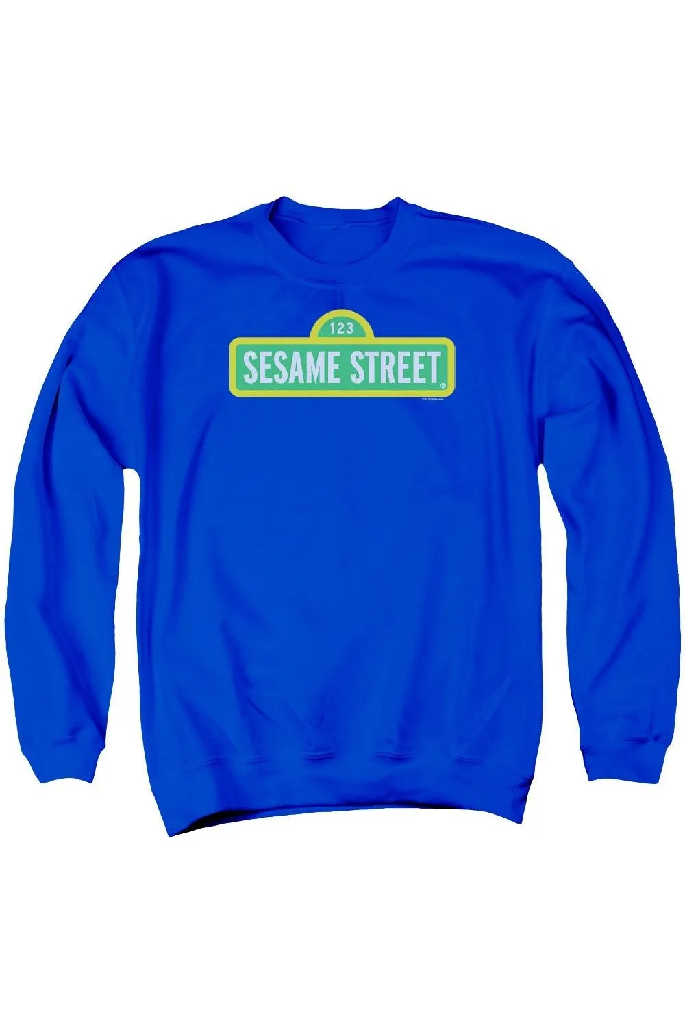 Sesame Street Logo Adult Crewneck Sweatshirt