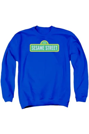 Sesame Street Logo Adult Crewneck Sweatshirt