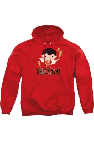 Shazam Movie Shazam Chibi Adult Pull Over Hoodie / Hooded Sweatshirt