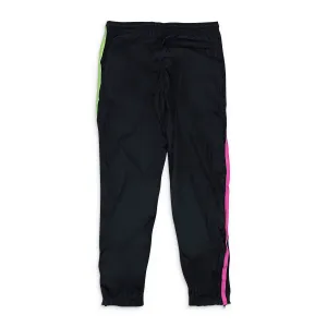 SIDE STRIPE BLACK GREEN PINK TRACK PANTS