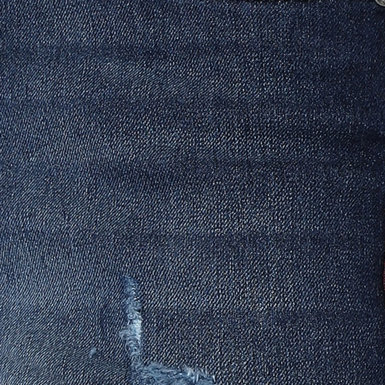 Side-Striped Denim Shorts