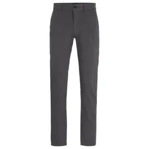 Slim-fit chinos in stretch-cotton satin
