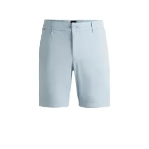 Slim-fit shorts in stretch-cotton twill