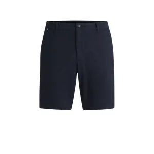 Slim-fit shorts in stretch-cotton twill