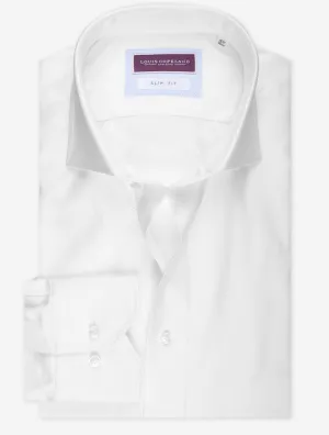 Slim Twill Shirt White