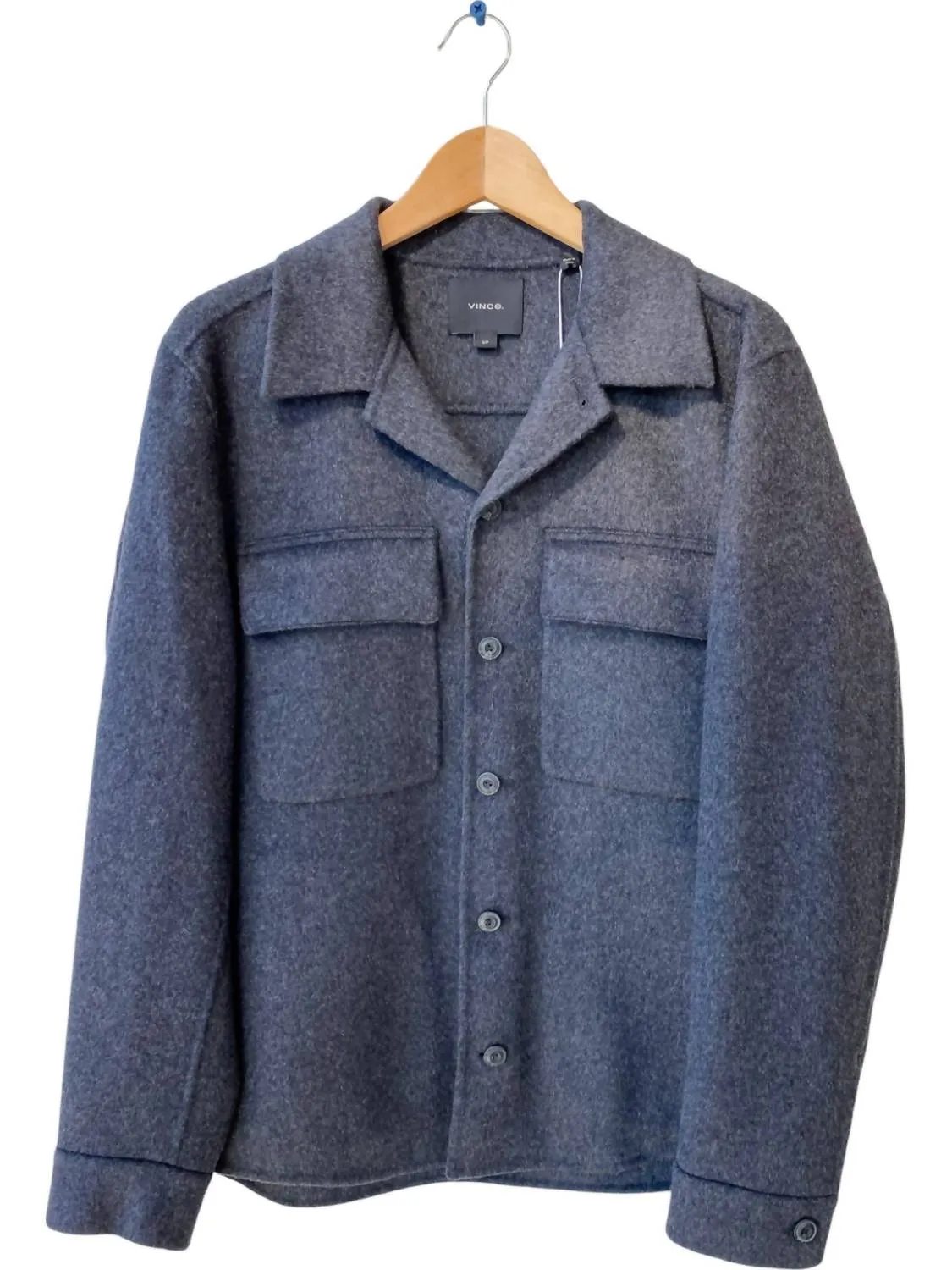 Splittable Shirt Jacket In Black