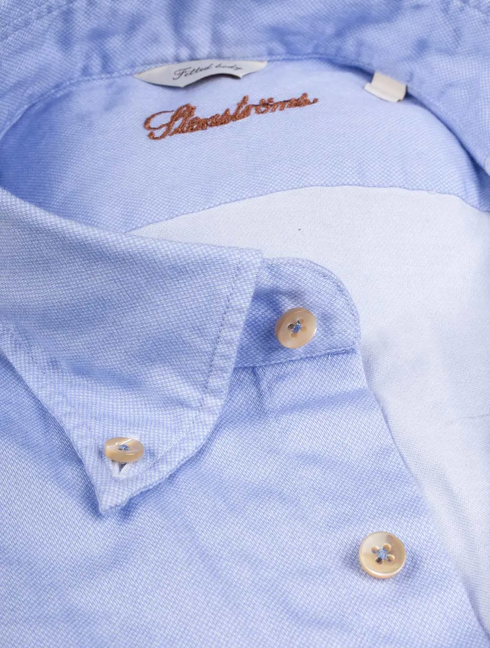 Sport Casual Fitted Shirt Blue