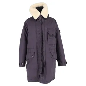 Stone Island David-TC Down Parka Jacket in Dark Burgundy Polyester