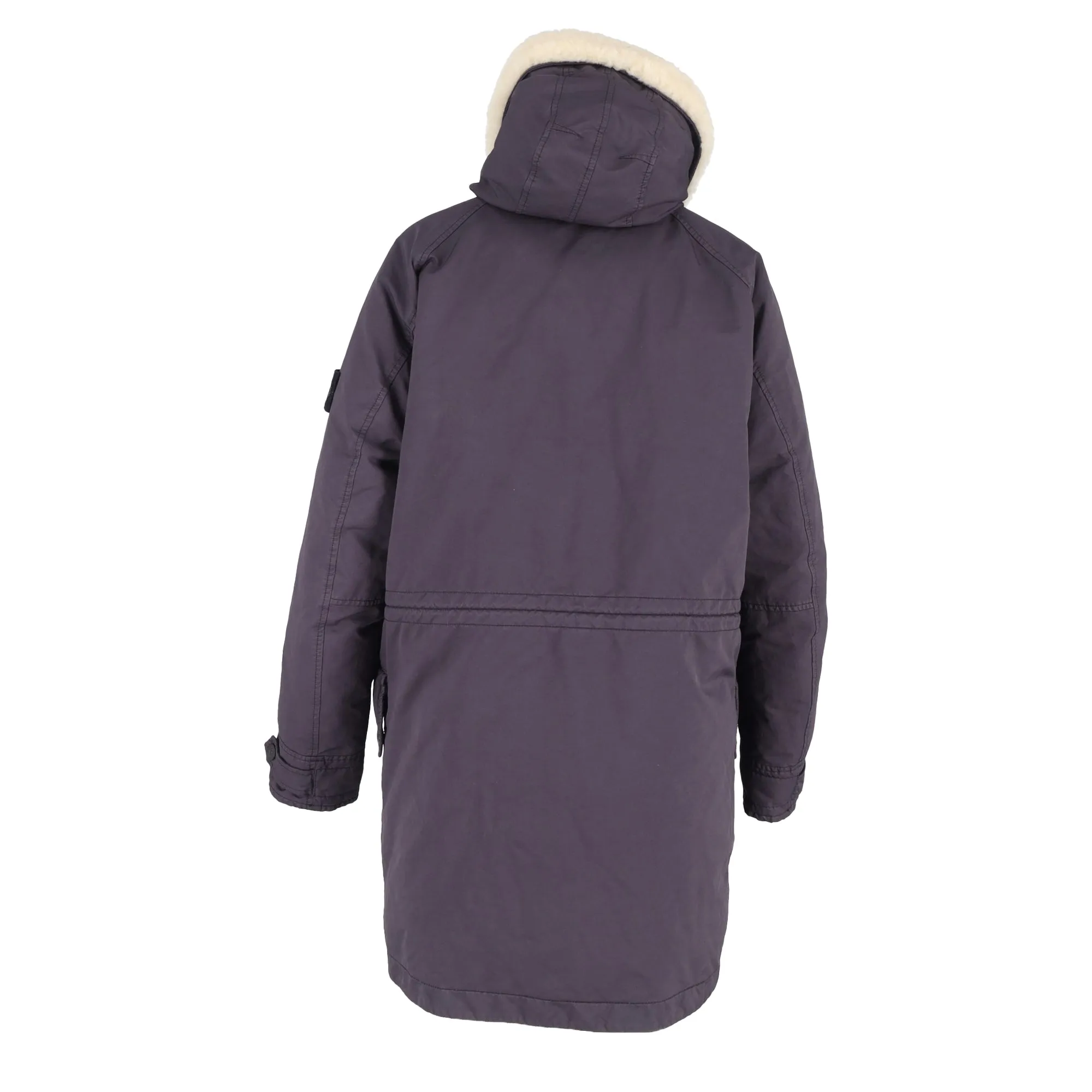 Stone Island David-TC Down Parka Jacket in Dark Burgundy Polyester