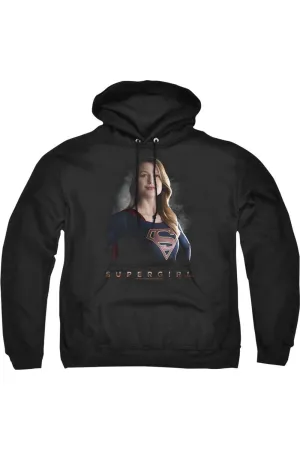 Supergirl Stand Tall Adult Pull Over Hoodie / Hooded Sweatshirt