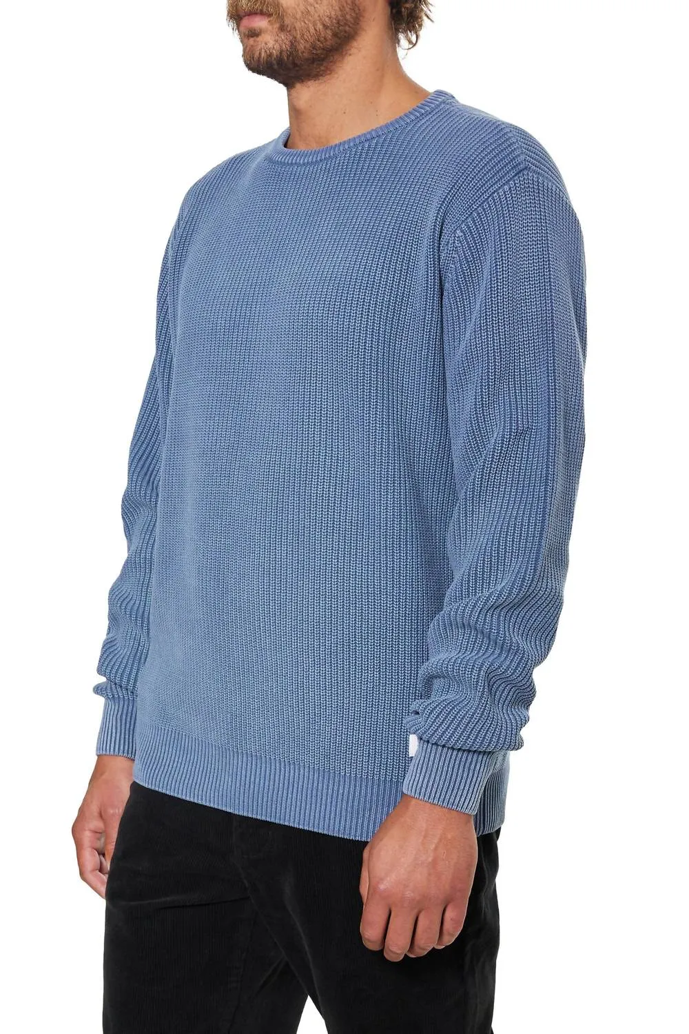 Swell Sweater In Washed Blue