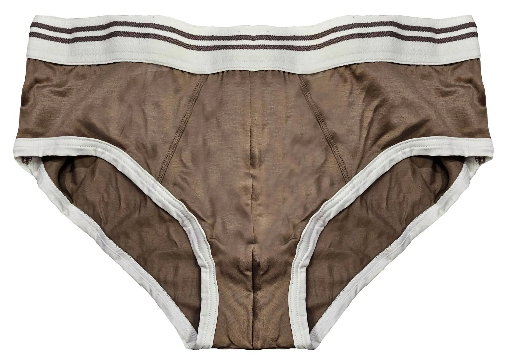 Switzerland Mens Knit Men's Briefs In Brown