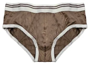 Switzerland Mens Knit Men's Briefs In Brown